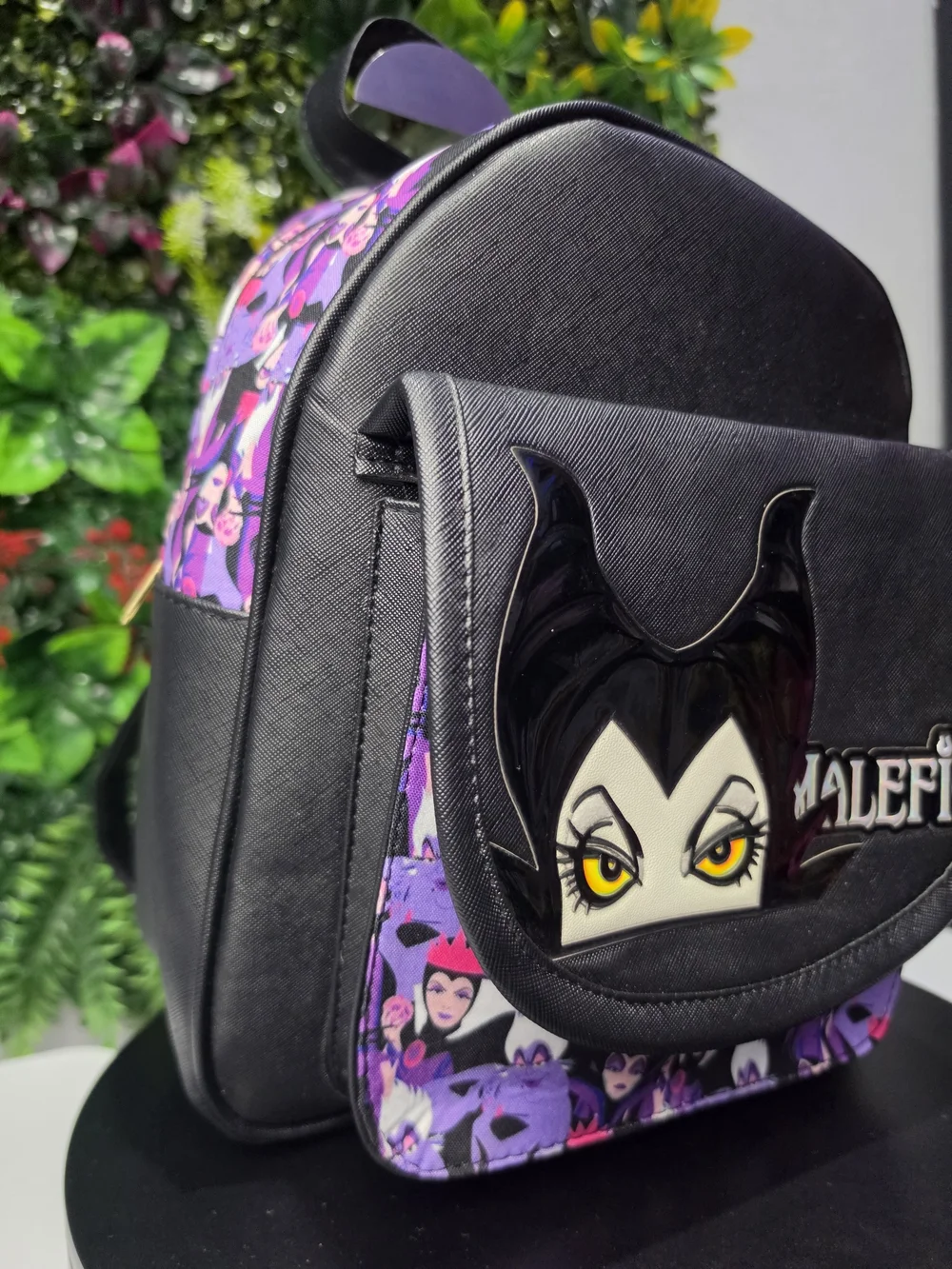 Disney Maleficent Black & Purple Mini Backpack